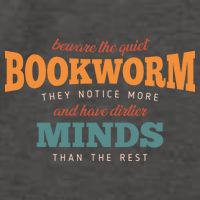 Beware The Quiet Bookworm Meaningful Gift Vector Backpack
