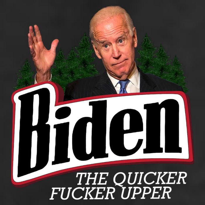 Biden The Quicker Fucker Upper Golf Towel