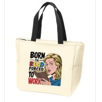 Born To Read Funny Booktok Favorite Reader Book Lover Gift | Spicy Books Zip Tote Bag