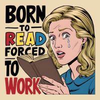 Born To Read Funny Booktok Favorite Reader Book Lover Gift | Spicy Books Zip Tote Bag
