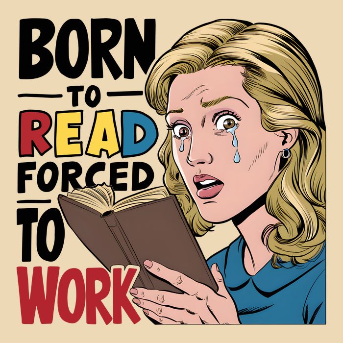 Born To Read Funny Booktok Favorite Reader Book Lover Gift | Spicy Books Zip Tote Bag