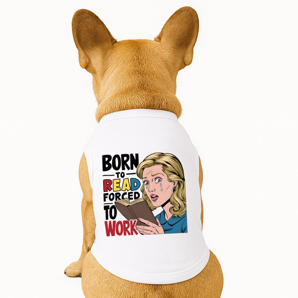 Born To Read Funny Booktok Favorite Reader Book Lover Gift | Spicy Books Doggie Tank