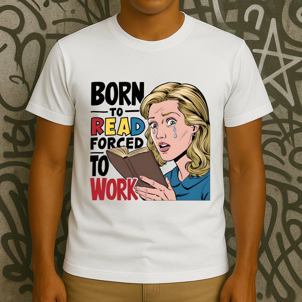 Born To Read Funny Booktok Favorite Reader Book Lover Gift | Spicy Books T-Shirt