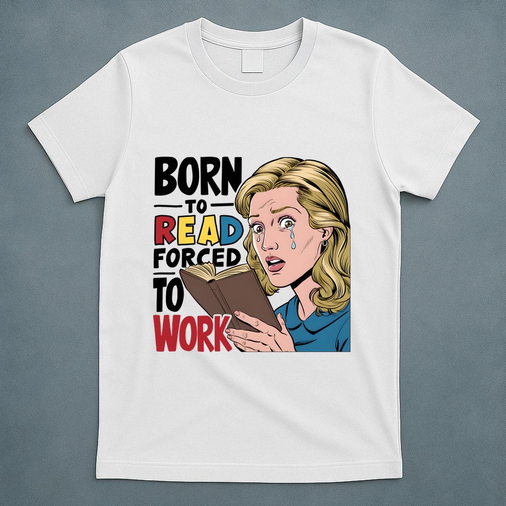 Born To Read Funny Booktok Favorite Reader Book Lover Gift | Spicy Books T-Shirt