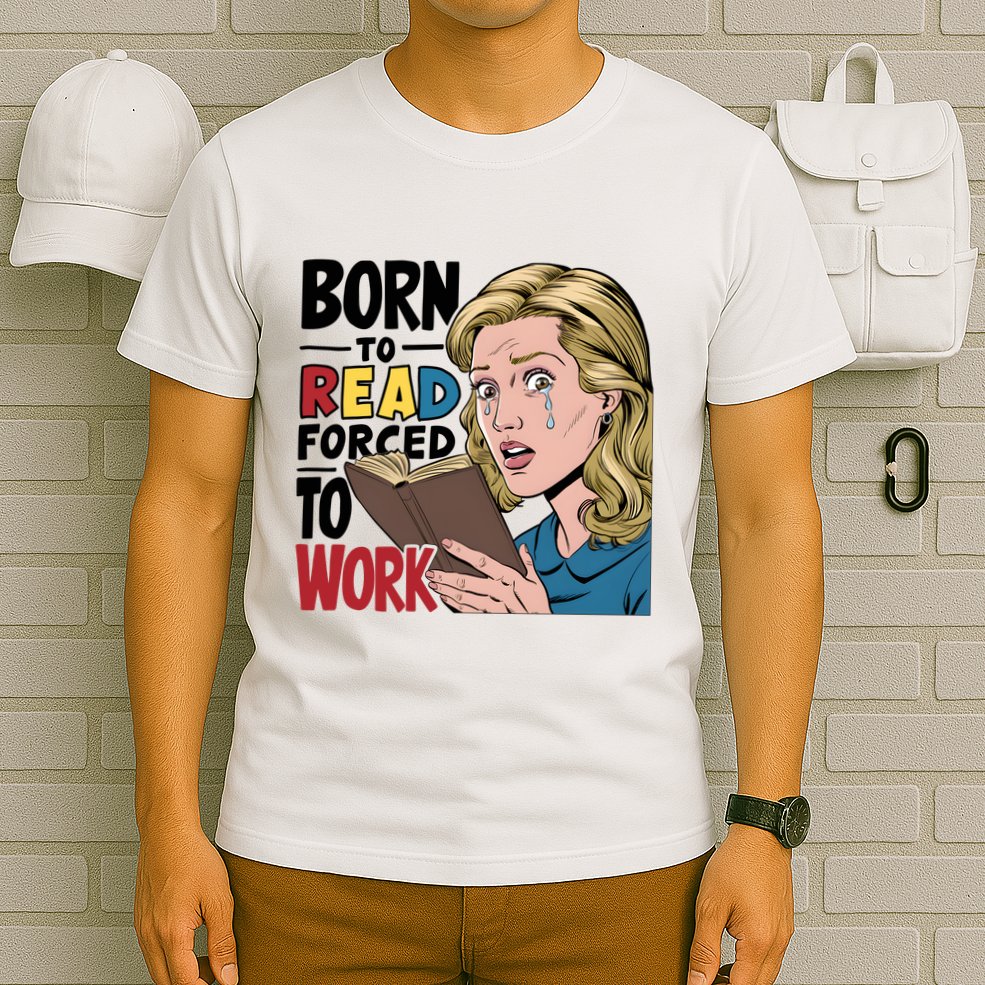 Born To Read Funny Booktok Favorite Reader Book Lover Gift | Spicy Books T-Shirt
