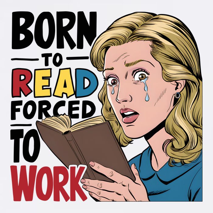 Born To Read Funny Booktok Favorite Reader Book Lover Gift | Spicy Books T-Shirt