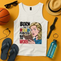 Born To Read Funny Booktok Favorite Reader Book Lover Gift | Spicy Books Tank Top