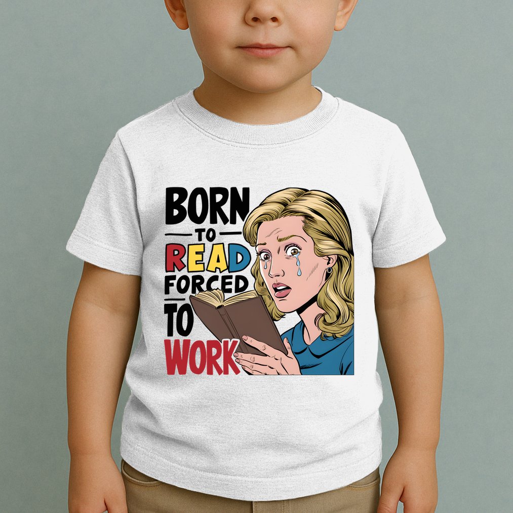 Born To Read Funny Booktok Favorite Reader Book Lover Gift | Spicy Books Toddler T-Shirt