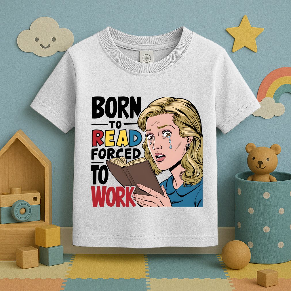 Born To Read Funny Booktok Favorite Reader Book Lover Gift | Spicy Books Toddler T-Shirt