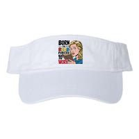 Born To Read Funny Booktok Favorite Reader Book Lover Gift | Spicy Books Valucap Bio-Washed Visor