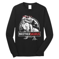 Brothersaurus T rex Dinosaur Brother Saurus Family Matching Long Sleeve Shirt