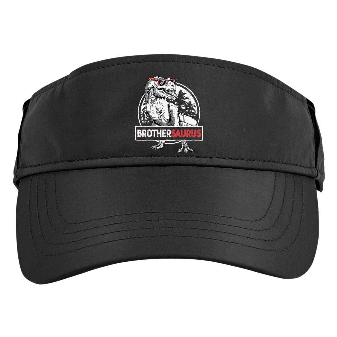 Brothersaurus T rex Dinosaur Brother Saurus Family Matching Adult Drive Performance Visor