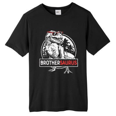 Brothersaurus T rex Dinosaur Brother Saurus Family Matching Tall Fusion ChromaSoft Performance T-Shirt