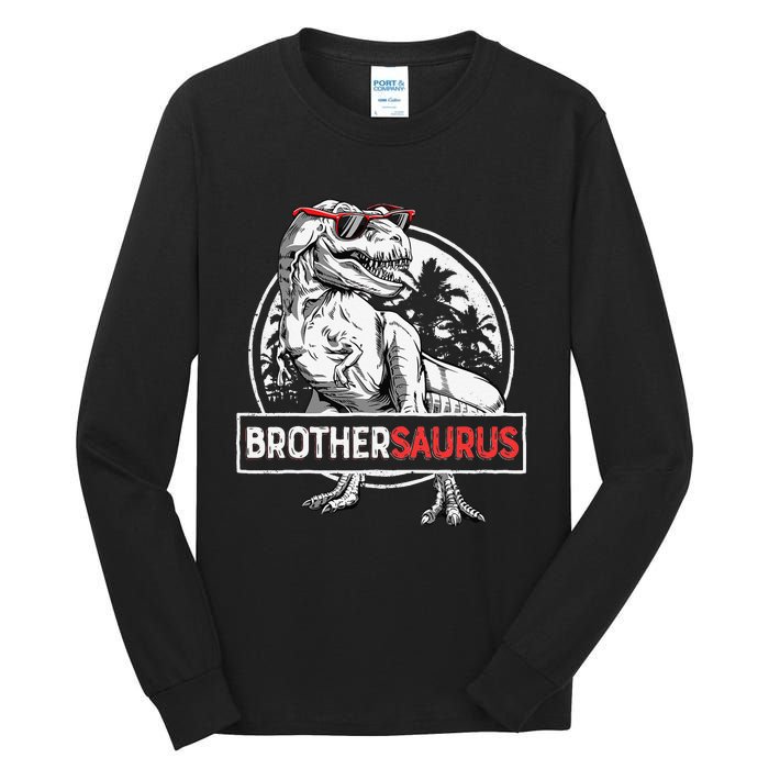 Brothersaurus T rex Dinosaur Brother Saurus Family Matching Tall Long Sleeve T-Shirt