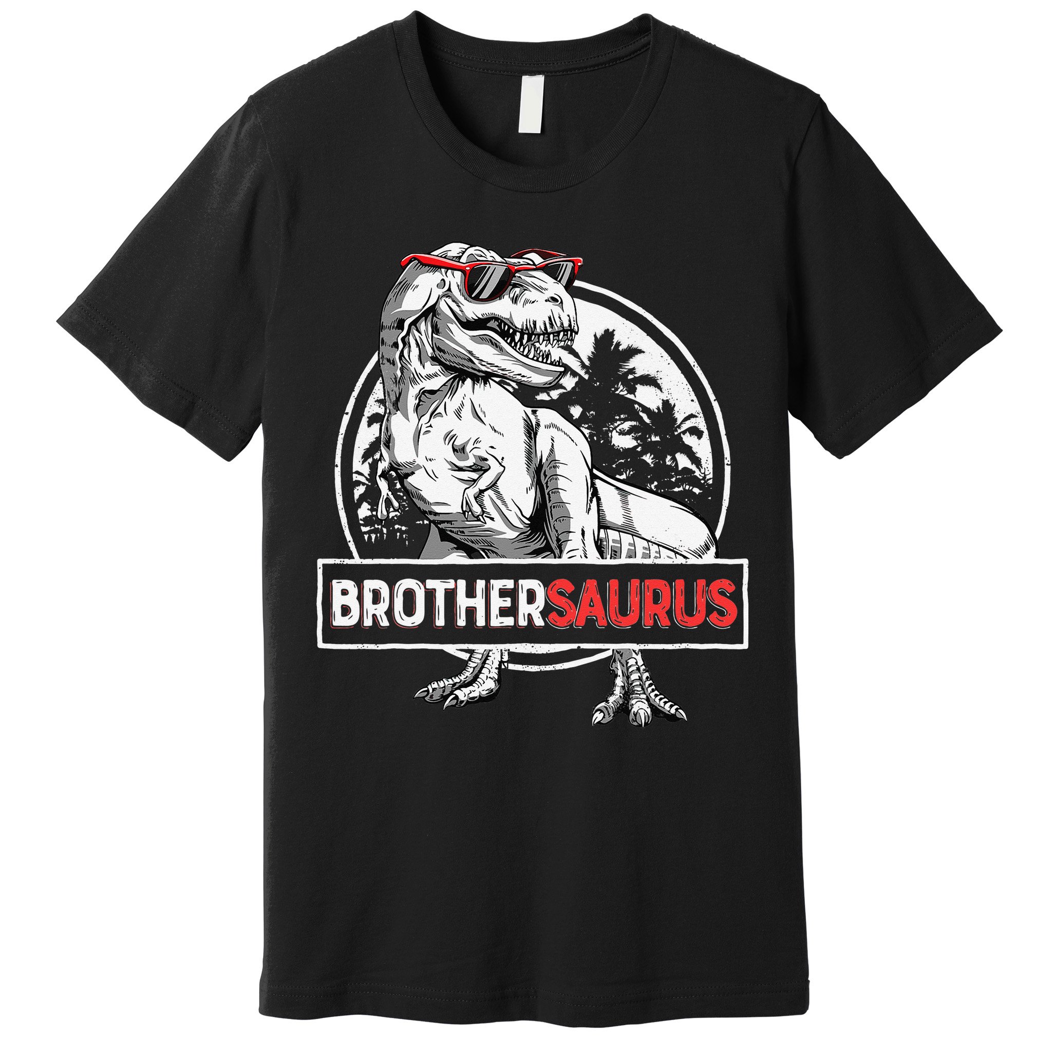 Brothersaurus T rex Dinosaur Brother Saurus Family Matching Premium T-Shirt