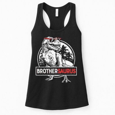 Brothersaurus T rex Dinosaur Brother Saurus Family Matching Womens Tank Top