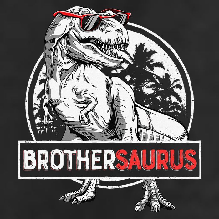 Brothersaurus T rex Dinosaur Brother Saurus Family Matching Golf Towel