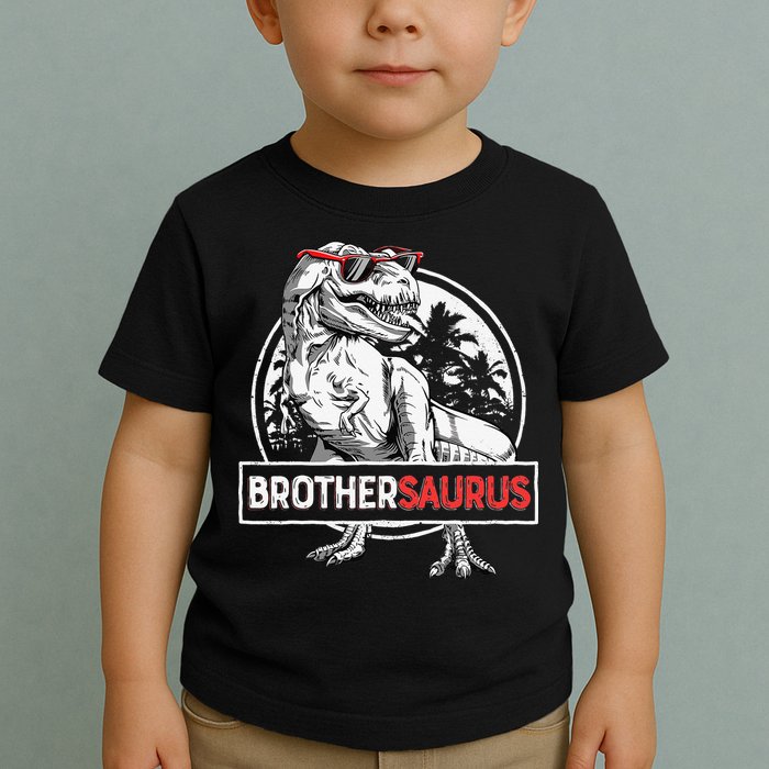 Brothersaurus T rex Dinosaur Brother Saurus Family Matching Toddler T-Shirt
