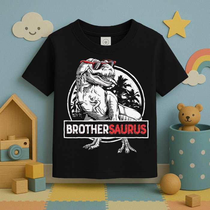 Brothersaurus T rex Dinosaur Brother Saurus Family Matching Toddler T-Shirt