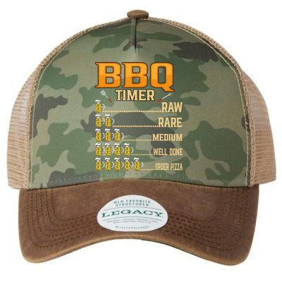 BBQ Timer Raw Rare Medium Well Done Grill Lovers Legacy Tie Dye Trucker Hat