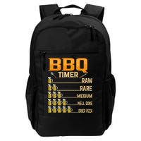 BBQ Timer Raw Rare Medium Well Done Grill Lovers Backpack