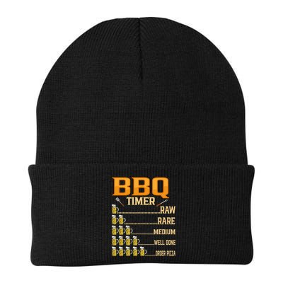 BBQ Timer Raw Rare Medium Well Done Grill Lovers Beanie