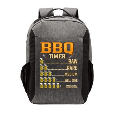 BBQ Timer Raw Rare Medium Well Done Grill Lovers Vector Backpack