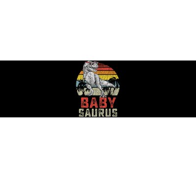 Babysaurus T Rex Dinosaur Baby Saurus Family Matching Bumper Sticker