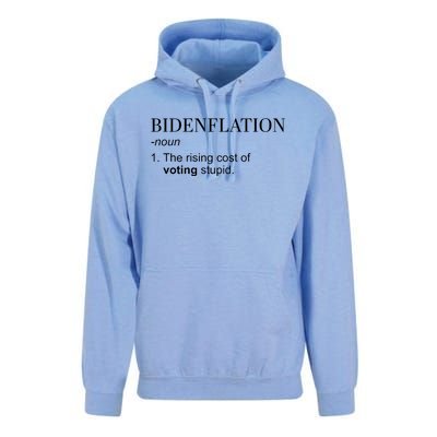 Bidenflation The Rising Cost Of Voting Stupid Biden Flation Unisex Surf Hoodie