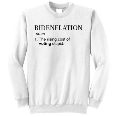 Bidenflation The Rising Cost Of Voting Stupid Biden Flation Sweatshirt