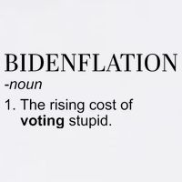 Bidenflation The Rising Cost Of Voting Stupid Biden Flation Button