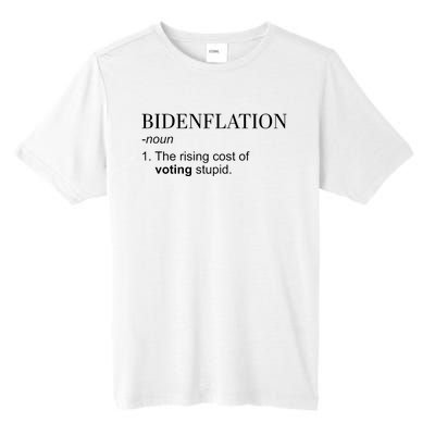 Bidenflation The Rising Cost Of Voting Stupid Biden Flation Tall Fusion ChromaSoft Performance T-Shirt