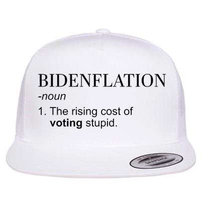 Bidenflation The Rising Cost Of Voting Stupid Biden Flation Flatbill Hat