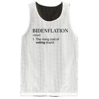 Bidenflation The Rising Cost Of Voting Stupid Biden Flation Mesh Reversible Basketball Jersey Tank