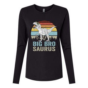 Bigbrosaurus T Rex Dino Big Bro Saurus Brother Dinosaur Womens Cotton Relaxed Long Sleeve T-Shirt