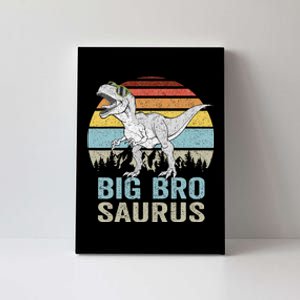 Bigbrosaurus T Rex Dino Big Bro Saurus Brother Dinosaur Canvas