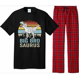 Bigbrosaurus T Rex Dino Big Bro Saurus Brother Dinosaur Pajama Set