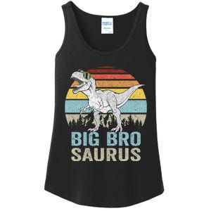 Bigbrosaurus T Rex Dino Big Bro Saurus Brother Dinosaur Ladies Essential Tank