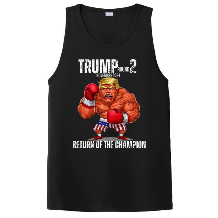 Boxe Trump Round 2 Return Of Trump Proud Trump Supporter PosiCharge Competitor Tank