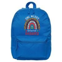 Behavioral Therapist Rainbow Christmas ABA Therapy 16 in Basic Backpack