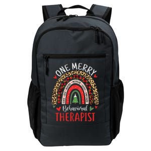 Behavioral Therapist Rainbow Christmas ABA Therapy Daily Commute Backpack