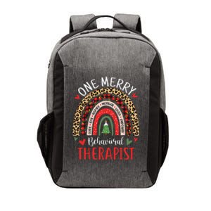 Behavioral Therapist Rainbow Christmas ABA Therapy Vector Backpack