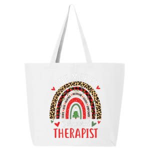 Behavioral Therapist Rainbow Christmas ABA Therapy 25L Jumbo Tote