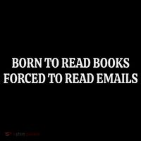 Born To Read Books Forced To Read Emails City Backpack