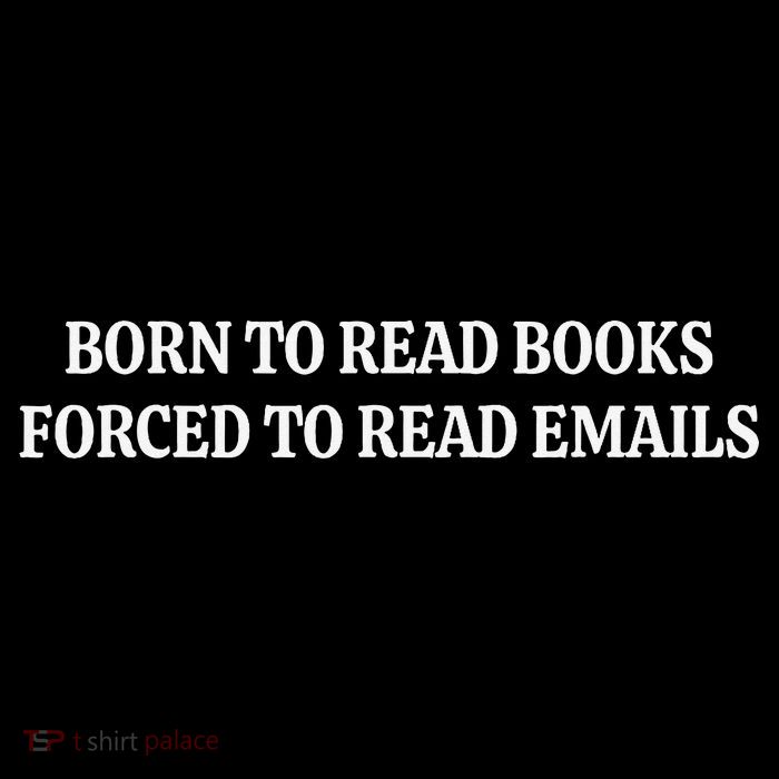 Born To Read Books Forced To Read Emails Visor