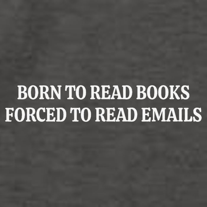 Born To Read Books Forced To Read Emails Vector Backpack