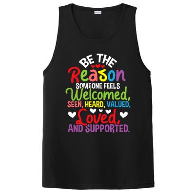 Be The Reason Someone Feels Loved Social Workers PosiCharge Competitor Tank