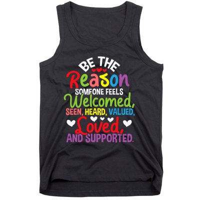 Be The Reason Someone Feels Loved Social Workers Tank Top