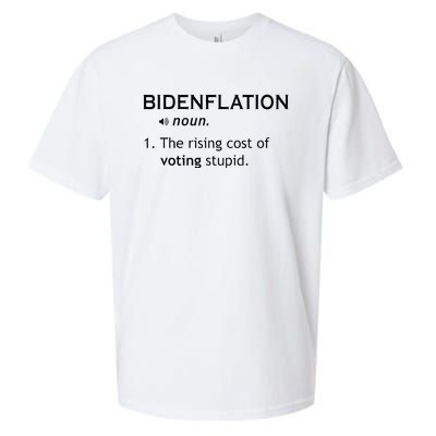 Bidenflation The Rising Cost Of Voting Stupid Sueded Cloud Jersey T-Shirt