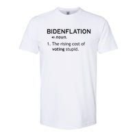 Bidenflation The Rising Cost Of Voting Stupid Softstyle CVC T-Shirt